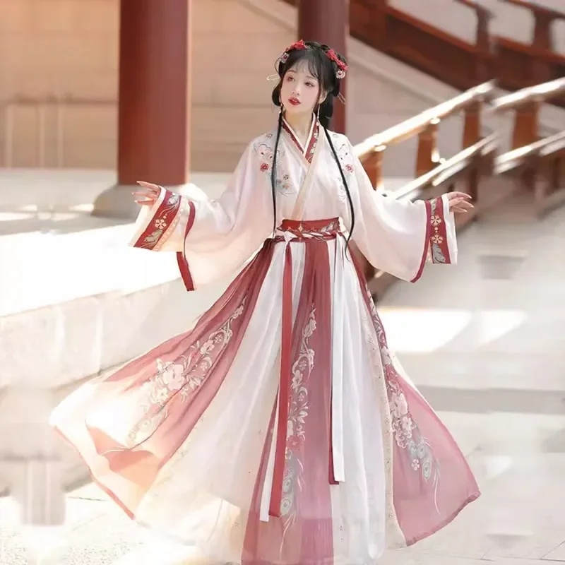 Ethnic Fashion Show - AnimeVibe 2026 ชุดฮันฝูจีนโบราณใหม่ ชุดคอสเพลย์สไตล์ชาติพันธุ์ สำหรับการแสดงบนเวที เสื้อผ้าแฟชั่นสำหรับผู้หญิง
