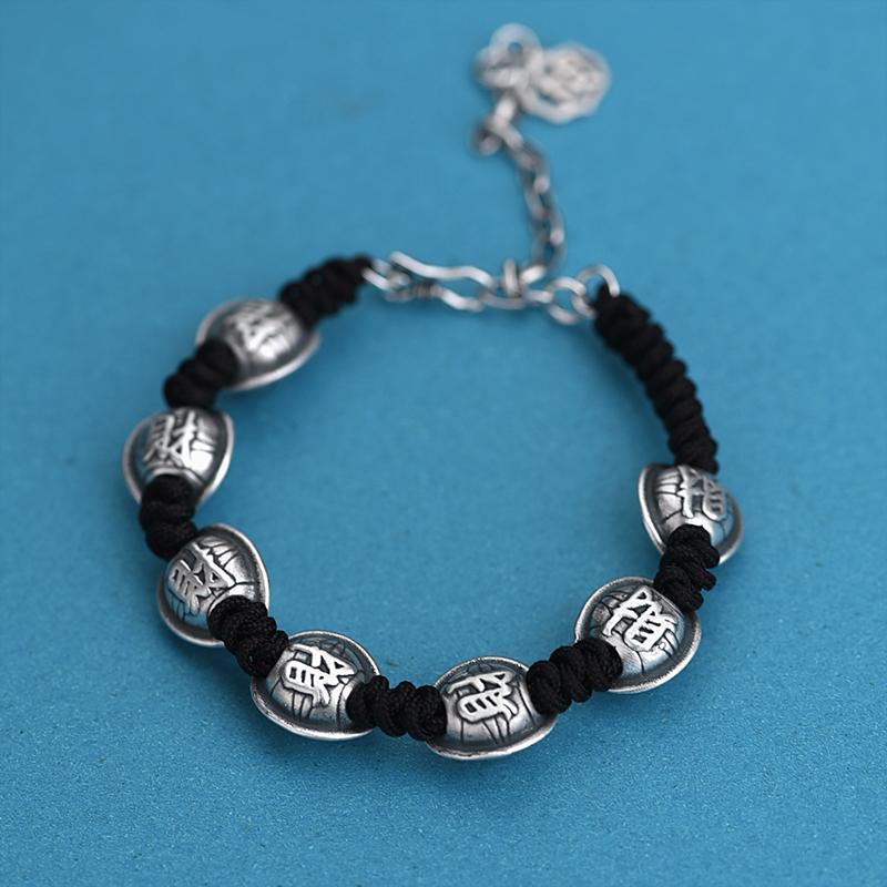 กำไลข้อมือเงินแท้สไตล์วินเทจลา - Ethnic Fashion World บทวิจารณ์และราคา