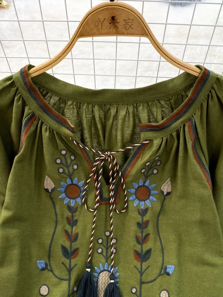 ผู้หญิงฤดูใบไม้ผลิเสื้อสไตล์ชา - Ethnic Fashion Clothing บทวิจารณ์และราคา