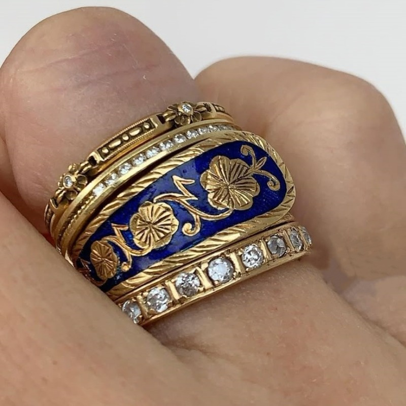แหวนทองคำประดับเพชร CZ สีขาวเค - Ethnic Fashion Wear For Women บทวิจารณ์และราคา