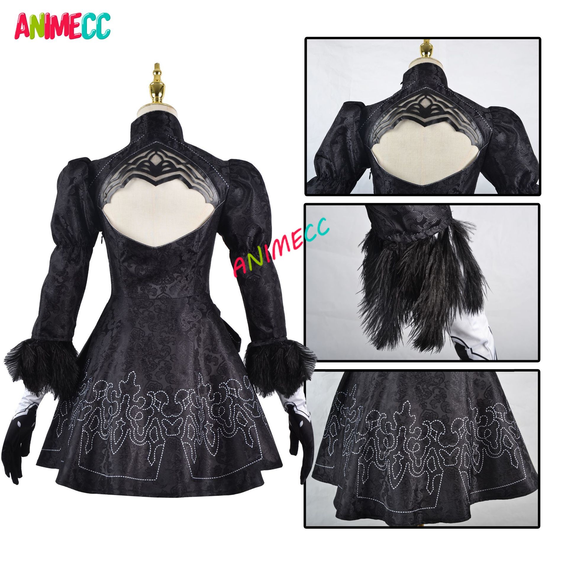 ANIMECC ในสต็อก S-3XL 2B NieR  - Ethnic Outfit บทวิจารณ์และราคา