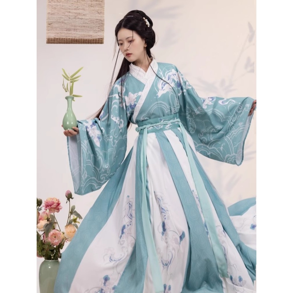 เสื้อผ้าจีนแบบดั้งเดิม Hanfu ผ - Ethnic Fashion Show บทวิจารณ์และราคา