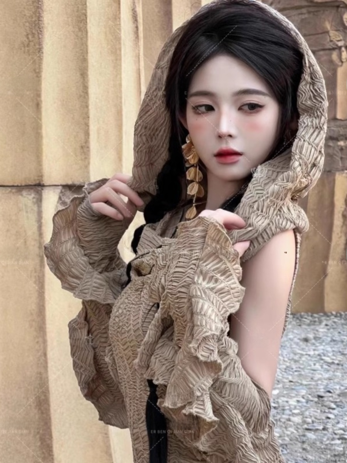 ชุดเดรสยาวธีมทะเลทราย แฟชั่นผู - Ethnic Fashion Clothing บทวิจารณ์และราคา