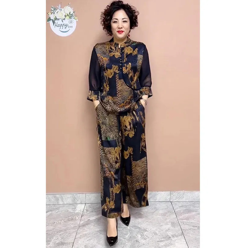 2025 ใหม่กางเกงขากว้างชุดกลางแ - Ethnic Fashion Wear For Women บทวิจารณ์และราคา