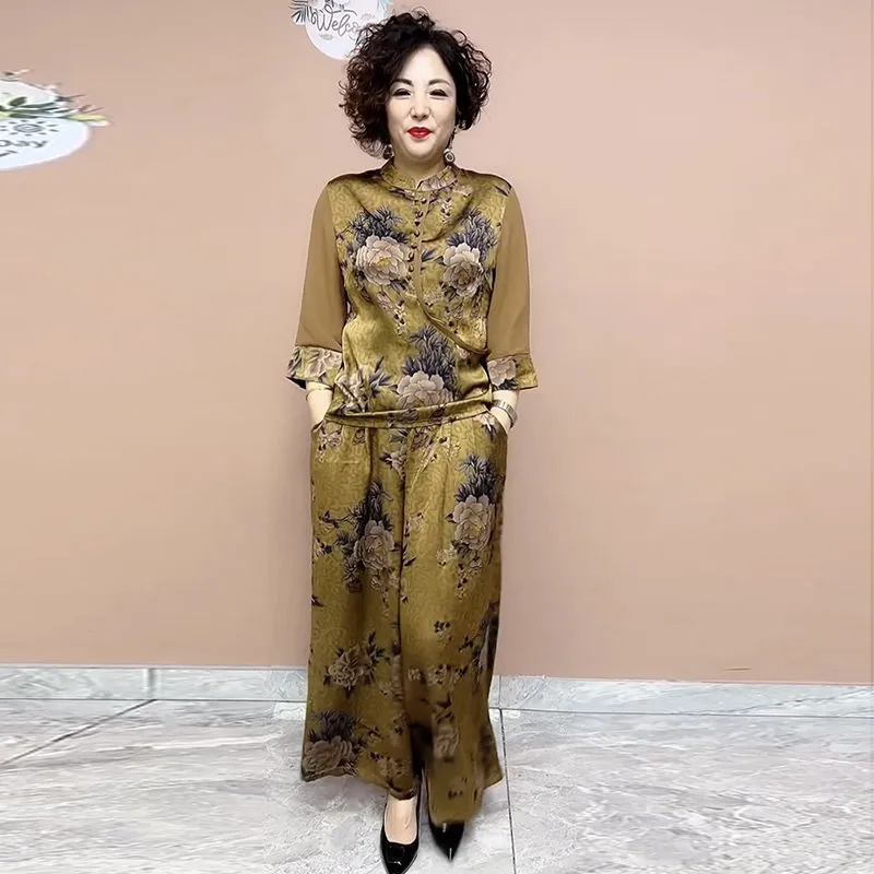 2025 ใหม่กางเกงขากว้างชุดกลางแ - Ethnic Fashion Wear For Women บทวิจารณ์และราคา