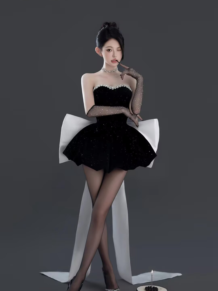 ชุดถ่ายภาพสีดำสุดหรูสำหรับการถ - Ethnic Fashion Studio บทวิจารณ์และราคา