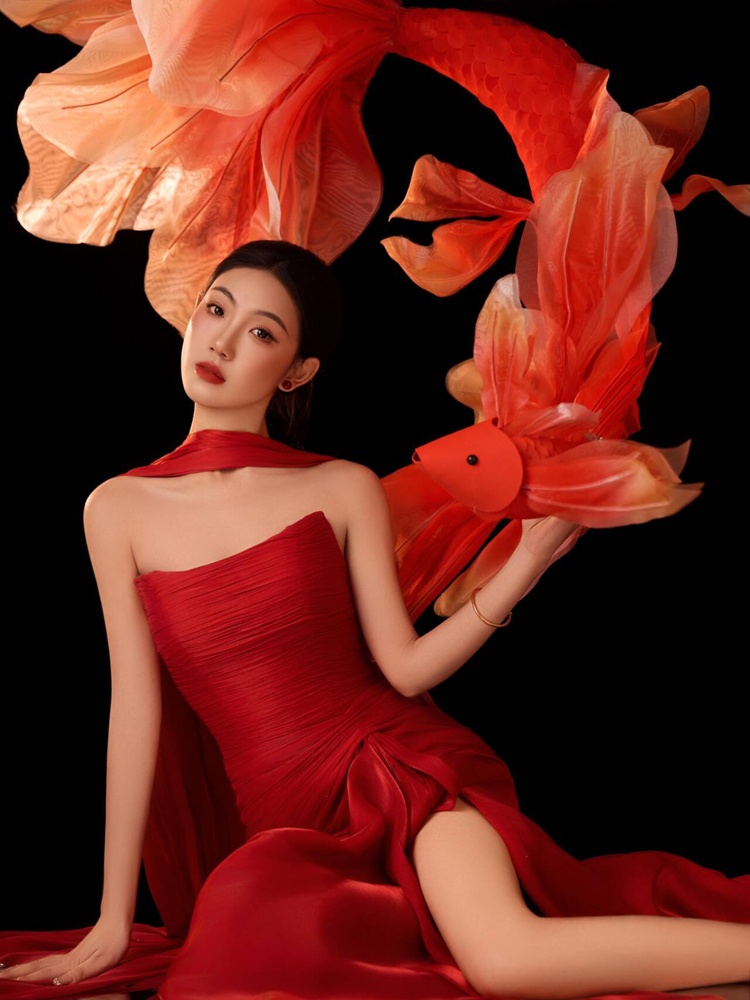 2026 ปีใหม่ ปลาคาร์พนำโชคสีแดง - Ethnic Fashion Studio บทวิจารณ์และราคา