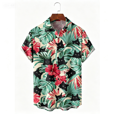 เสื้อเชิ้ตลายดอกไม้สไตล์ฮาวายส - Ethnic Fashion Clothing บทวิจารณ์และราคา